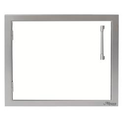 Alfresco Grills 23 Inch Stainless Steel Left Hinged Vertical Single Access Door Signal White Matte250