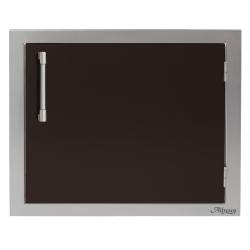 Alfresco Grills 23 Inch Stainless Steel Right Hinged Vertical Single Access Door Jet Black Matte250