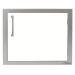 Alfresco Grills 23 Inch Stainless Steel Right Hinged Vertical Single Access Door   Signal White Matte