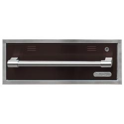 Alfresco Grills 30 Inch 110v Electric Outdoor Warming Drawer Jet Black Matte250
