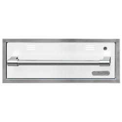 Alfresco Grills 30 Inch 110v Electric Outdoor Warming Drawer Signal White Matte250