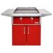 Alfresco Grills 30 Inch 2 Burner Freestanding Gas Commercial Style Flat Top Griddle Carmine Red75