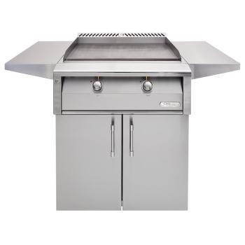Alfresco Grills 30 Inch 2 Burner Freestanding Gas Commercial Style Flat Top Griddle Stainless Steel350