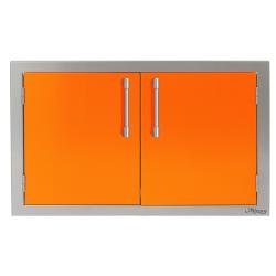 Alfresco Grills 30 Inch Stainless Steel Double Access Door Luminous Orange250