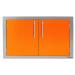 Alfresco Grills 30 Inch Stainless Steel Double Access Door   Luminous Orange