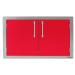 Alfresco Grills 30 Inch Stainless Steel Double Access Door   Raspberry Red