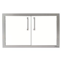 Alfresco Grills 30 Inch Stainless Steel Double Access Door Signal White Matte250
