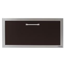 Alfresco Grills 30 Inch Stainless Steel VersaPower Single Accessory Drawer with Soft Close Hardware Jet Black Matte250