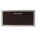 Alfresco Grills 30 Inch Stainless Steel VersaPower Single Accessory Drawer with Soft Close Hardware   Jet Black Matte