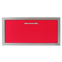 Alfresco Grills 30 Inch Stainless Steel VersaPower Single Accessory Drawer with Soft Close Hardware Raspberry Red250
