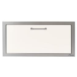 Alfresco Grills 30 Inch Stainless Steel VersaPower Single Accessory Drawer with Soft Close Hardware Signal White Gloss250