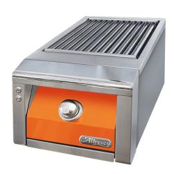 Alfresco Grills 30200 BTU Built In Gas Sear Zone Side Burner with Stainless Steel Lid Luminous Orange250