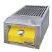 Alfresco Grills 30200 BTU Built In Natural Gas Sear Zone Side Burner with Stainless Steel Lid   Traffic Yellow