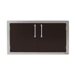 Alfresco Grills 36 Inch Stainless Steel Double Access Door Jet Black Matte250