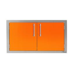 Alfresco Grills 36 Inch Stainless Steel Double Access Door Luminous Orange250