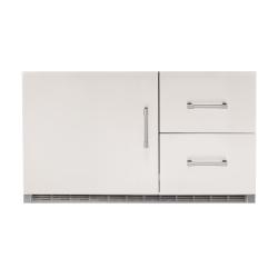 Alfresco Grills 42 Inch 7 25 Cu Ft Capacity Outdoor Rated Built In Under Grill Refrigerator Signal White Gloss250