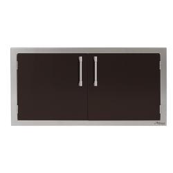 Alfresco Grills 42 Inch Stainless Steel Double Access Door Jet Black Matte250