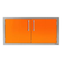 Alfresco Grills 42 Inch Stainless Steel Double Access Door Luminous Orange250