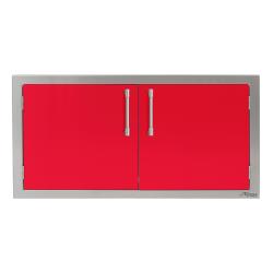 Alfresco Grills 42 Inch Stainless Steel Double Access Door Raspberry Red250