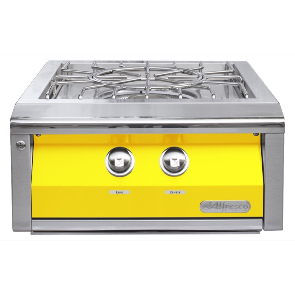 Alfresco Grills 65000 BTU Built In Natural Gas Versa Power Cooker   Traffic Yellow