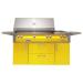 Alfresco Grills ALXE 56 Inch 3 Burner Freestanding Gas Grill with Rear Infrared Burner and Side Burner Traffic Yellow75