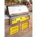 Alfresco Grills 65000 BTU Built In Natural Gas Versa Power Cooker   Traffic Yellow