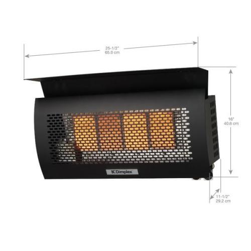 Dimplex DGR Series Outdoor 32000 BTU Infrared Propane Gas Heater Head