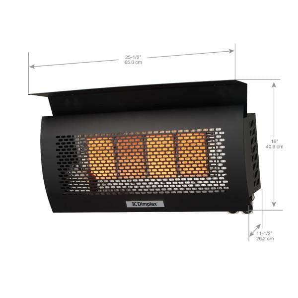 Dimplex DGR Series Outdoor 32000 BTU Infrared Propane Gas Heater Head