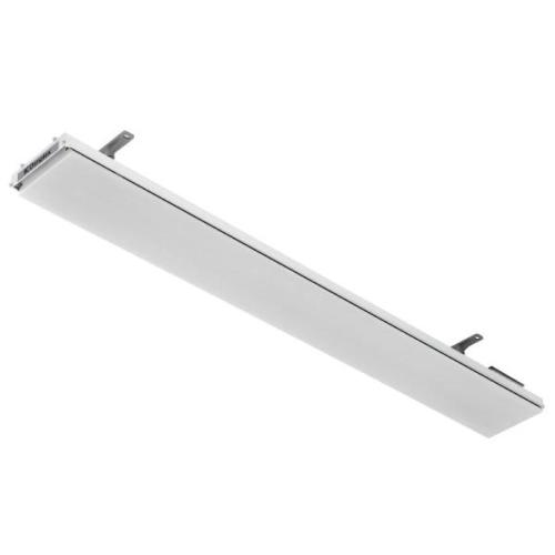 Outdoor 36 Inch 1500W Single Element Electric Wall Mounted Long Wave Radiant Patio Heater   120V   White