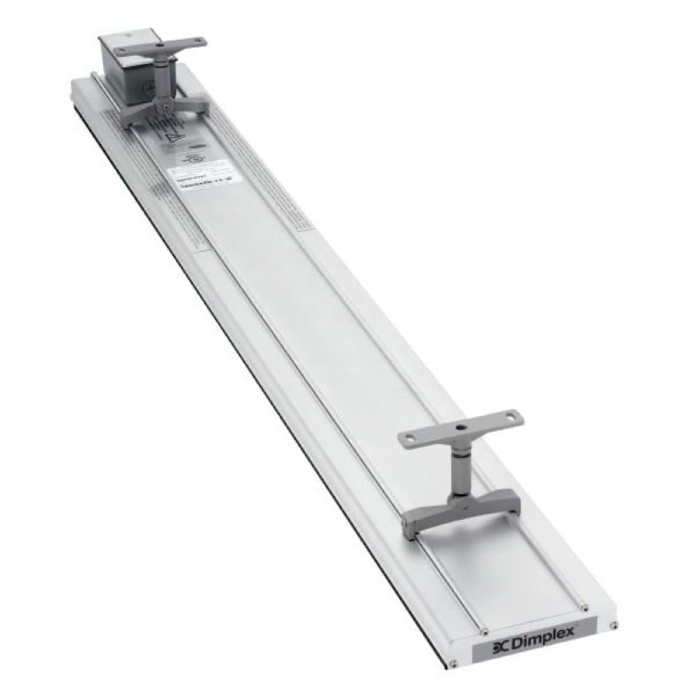 Outdoor 36 Inch 1500W Single Element Electric Wall Mounted Long Wave Radiant Patio Heater   120V   White