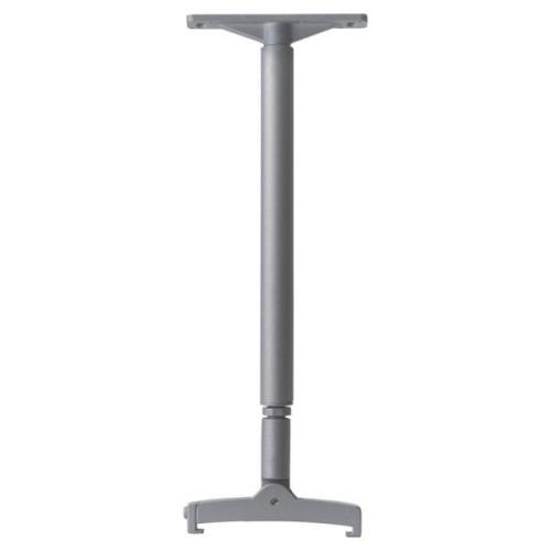 Outdoor Radiant Electric Heater 12 Inch Ceiling Mount Extension Pole   Silver