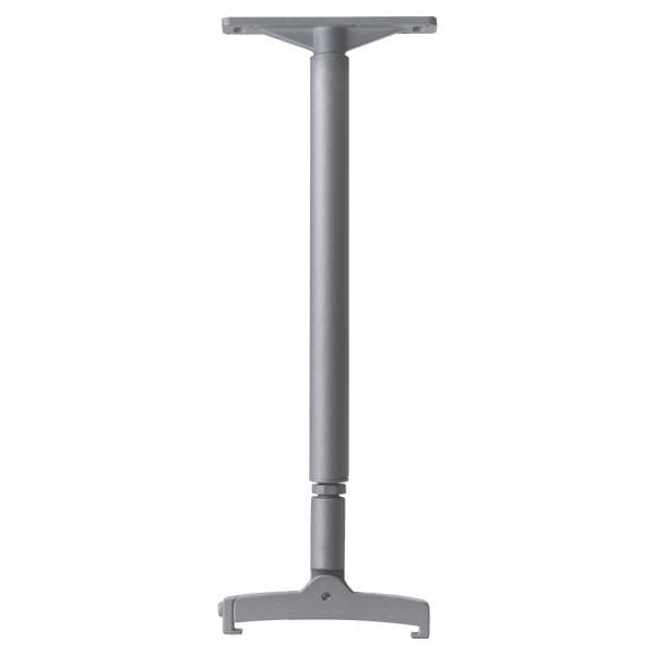 Outdoor Radiant Electric Heater 12 Inch Ceiling Mount Extension Pole   Silver
