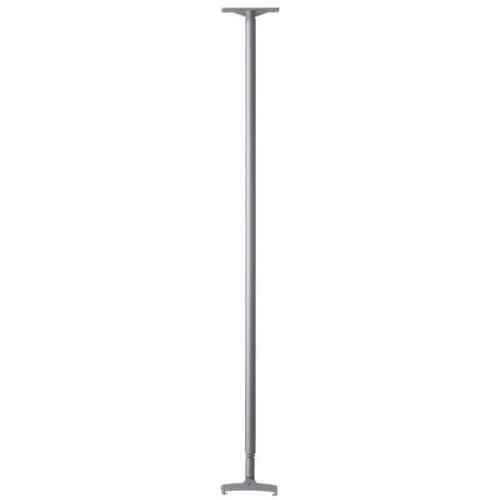 Outdoor Radiant Electric Heater 36 Inch Ceiling Mount Extension Pole   Silver