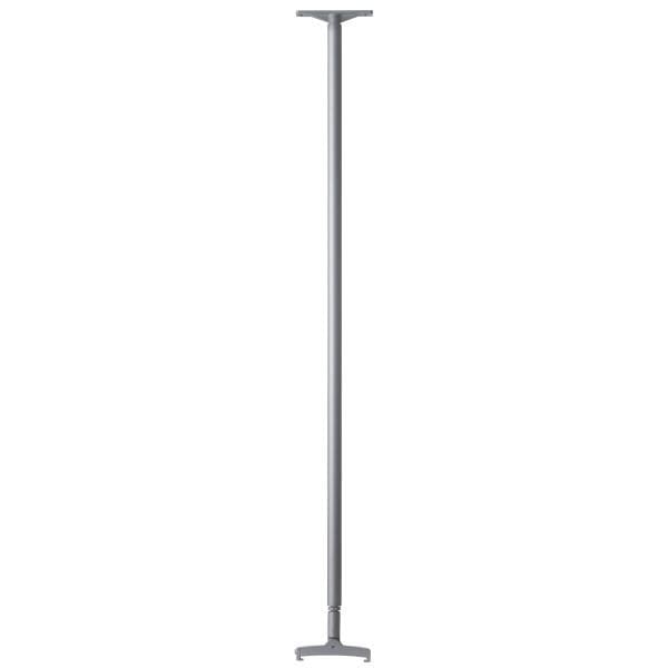 Outdoor Radiant Electric Heater 36 Inch Ceiling Mount Extension Pole   Silver