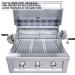 Sunstone Grills Ruby Series 30 Inch 3 Burner Built In Natural Gas Grill