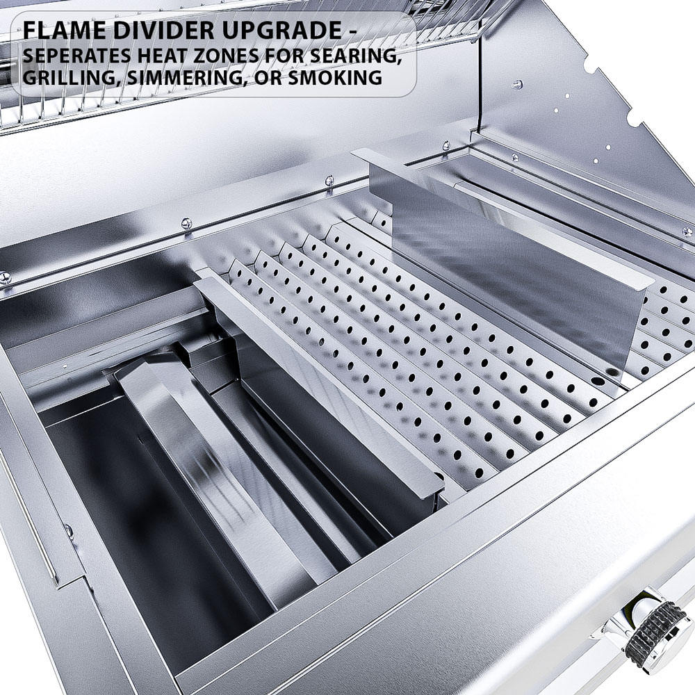 Sunstone Grills Ruby Series 30 Inch 3 Burner Built In Propane Gas Grill