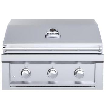 Sunstone Grills Ruby Series 30 Inch 3 Burner Built In Propane Gas Grill Ruby3B LP350