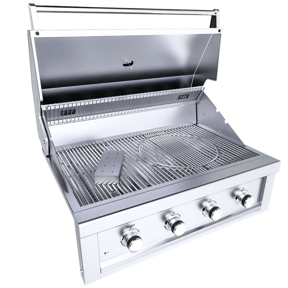 Sunstone Grills Ruby Series 36 Inch 4 Burner Built In Natural Gas Grill