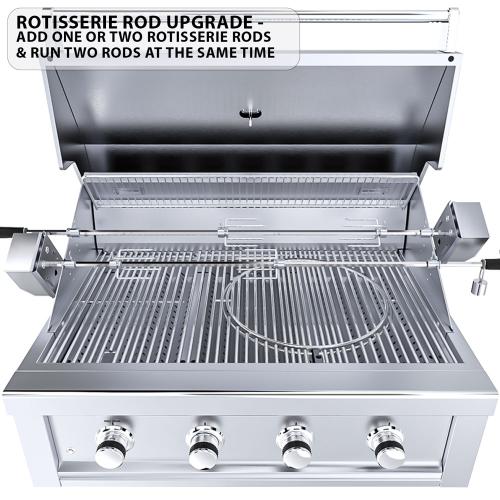 Sunstone Grills Ruby Series 36 Inch 4 Burner Built In Propane Gas Grill