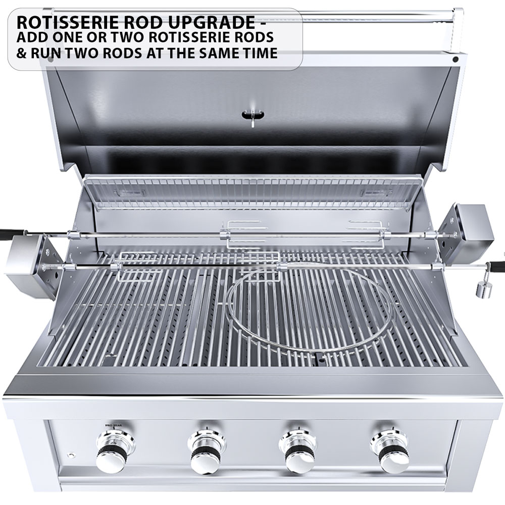 Sunstone Grills Ruby Series 36 Inch 4 Burner Built In Propane Gas Grill
