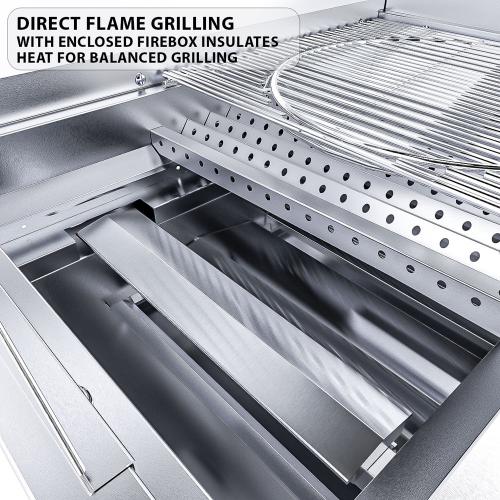 Sunstone Grills Ruby Series 36 Inch 4 Burner Built In Propane Gas Grill