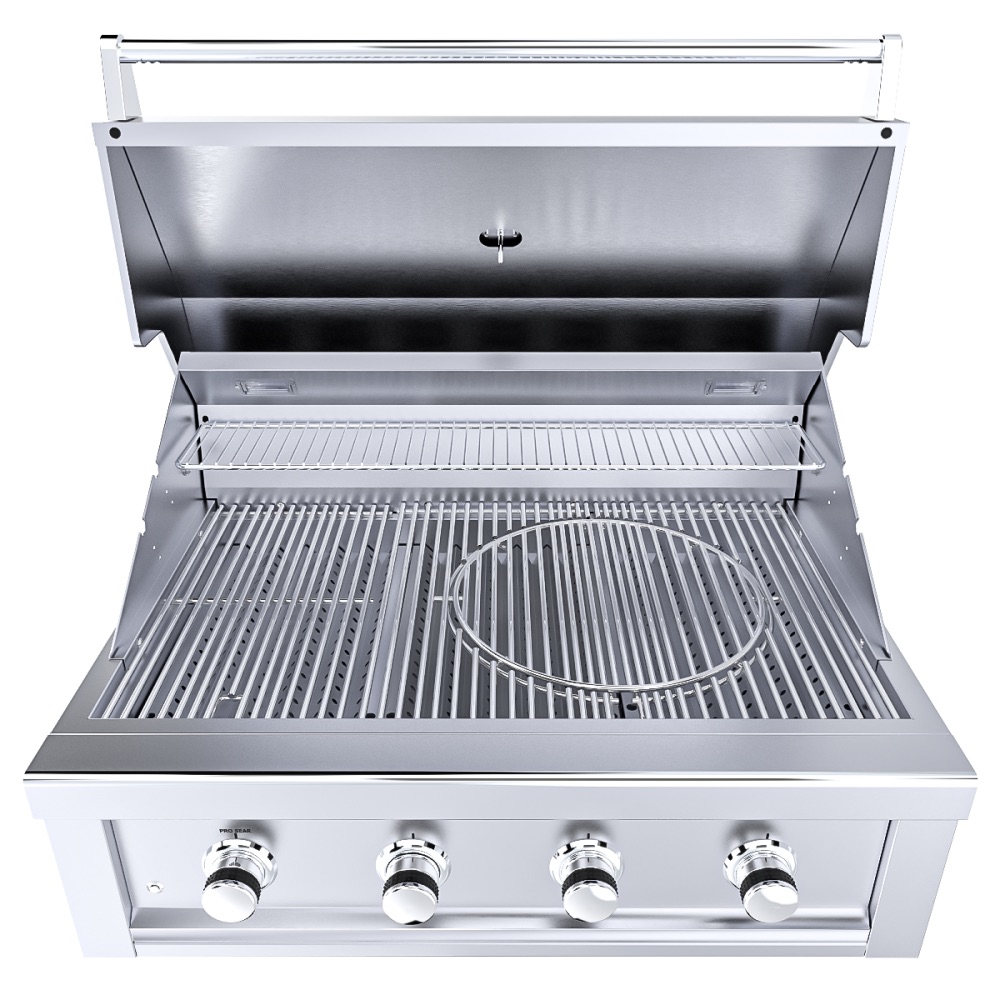 Sunstone Grills Ruby Series 36 Inch 4 Burner Built In Propane Gas Grill