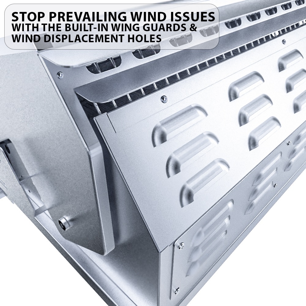 Sunstone Grills Ruby Series 36 Inch 4 Burner Built In Natural Gas Grill with Rear Infrared Burner