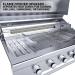 Sunstone Grills Ruby Series 36 Inch 4 Burner Built In Propane Gas Grill with Rear Infrared Burner