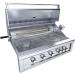 Sunstone Grills Ruby Series 42 Inch 5 Burner Built In Natural Gas Grill with Rear Infrared Burner
