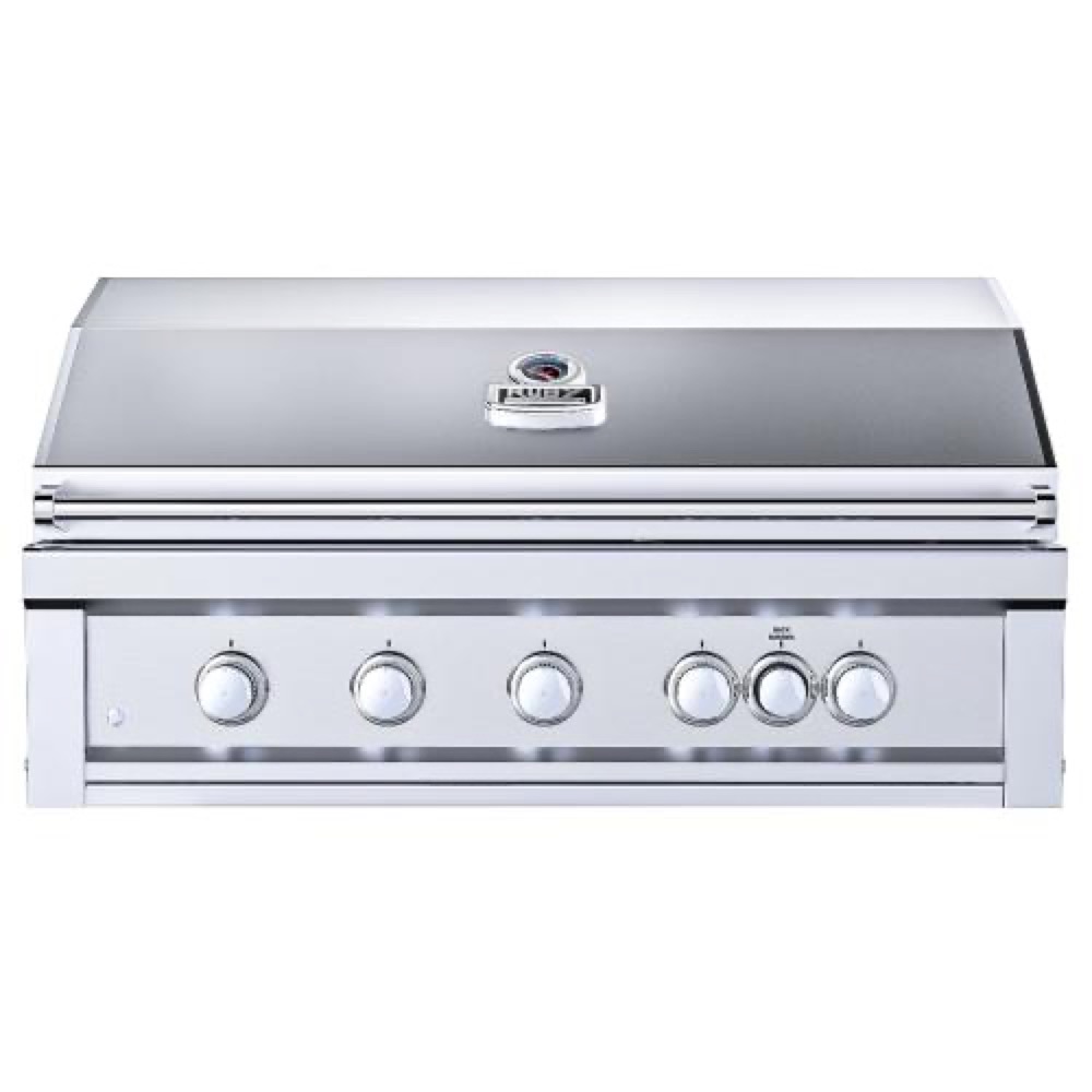 Sunstone Grills Ruby Series 42 Inch 5 Burner Built In Propane Gas Grill with Rear Infrared Burner