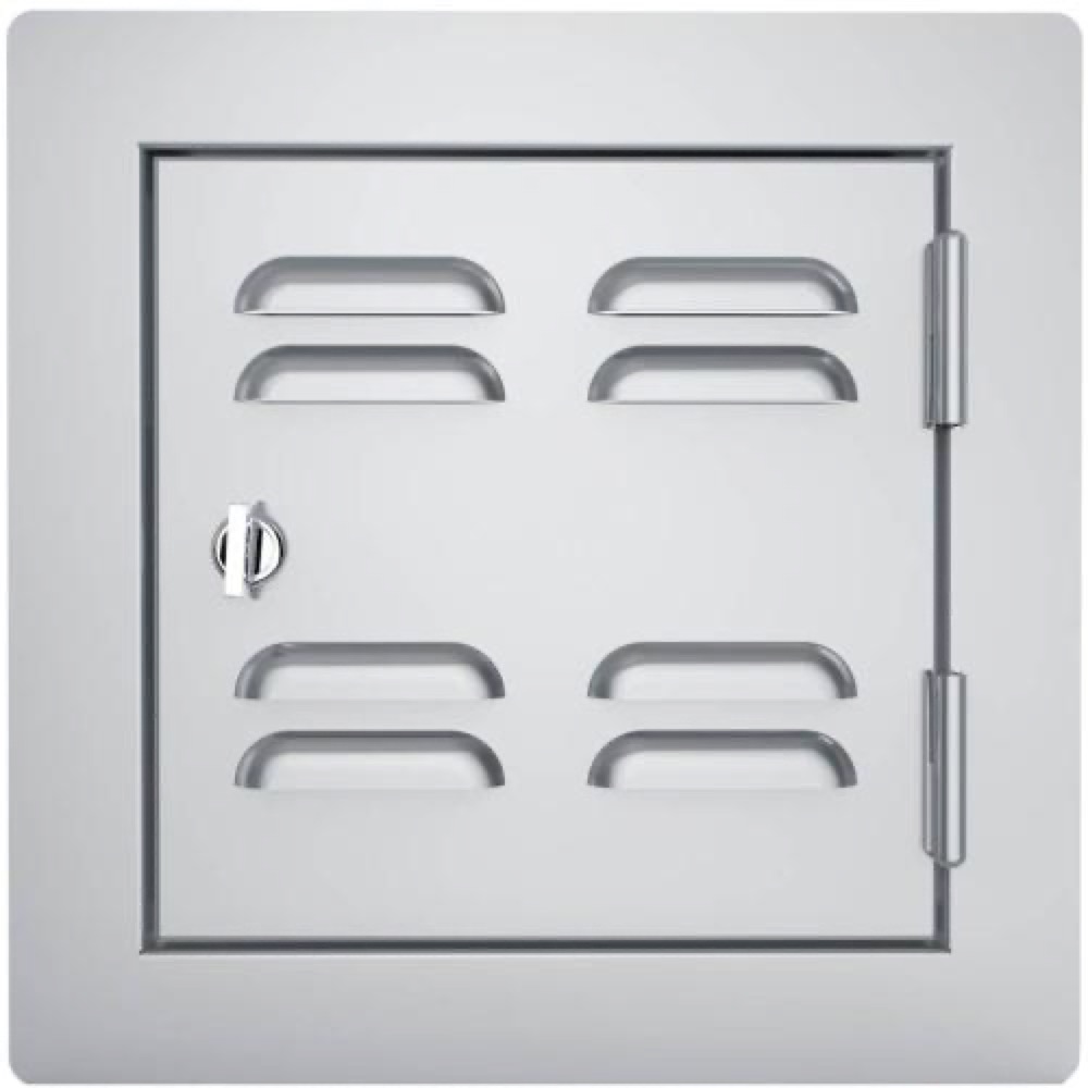 Sunstone Grills Classic Series 12 Inch Stainless Steel Right Hinge Vented Single Access Door