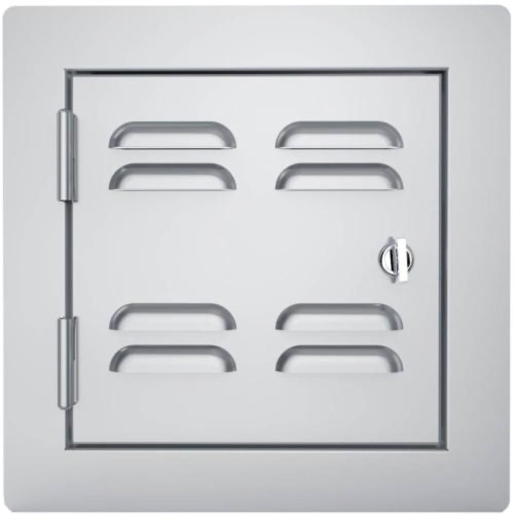 Sunstone Grills Classic Series 12 Inch Stainless Steel Left Hinge Vented Single Access Door