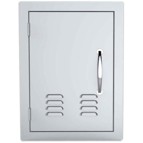 Sunstone Grills Classic Series 14 Inch Stainless Steel Left Hinge Vented Vertical Single Access Door