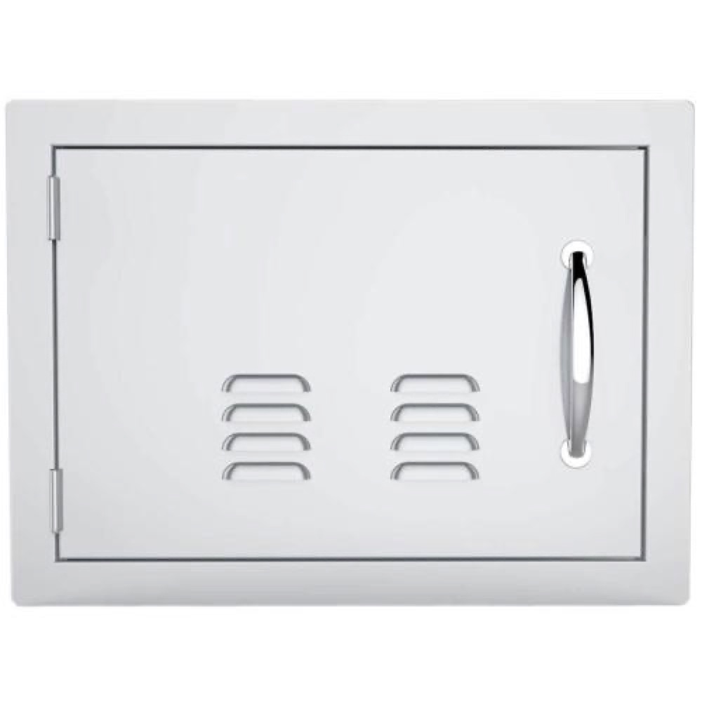 Sunstone Grills Classic Series 24 Inch Stainless Steel Left Hinge Vented Horizontal Single Access Door